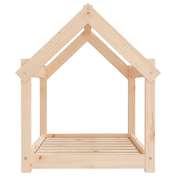 vidaXL hundeseng 81x60x70 cm massivt fyrretræ