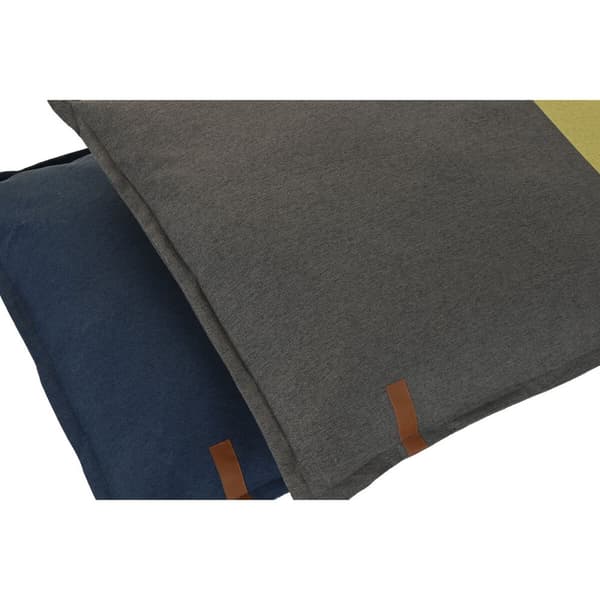 Hundeseng DKD Home Decor 90 x 10 x 70 cm 90 x 70 x 10 cm Grå Blå 2 enheder
