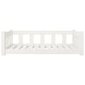 Miniatyrbilde 4 av 7: vidaXL Hundeseng hvit 95,5 x 65,5 x 28 cm heltre furu