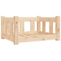 Miniatyrbilde 1 av 7: vidaXL Hundeseng 55,5x45,5x28 cm heltre furu