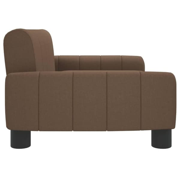 vidaXL Hundbädd brun 70x45x30 cm tyg