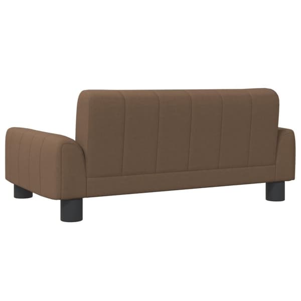 vidaXL Hundbädd brun 70x45x30 cm tyg