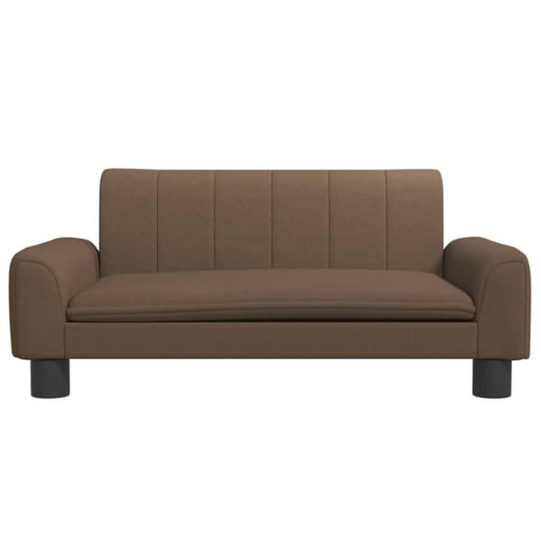 vidaXL Hundbädd brun 70x45x30 cm tyg