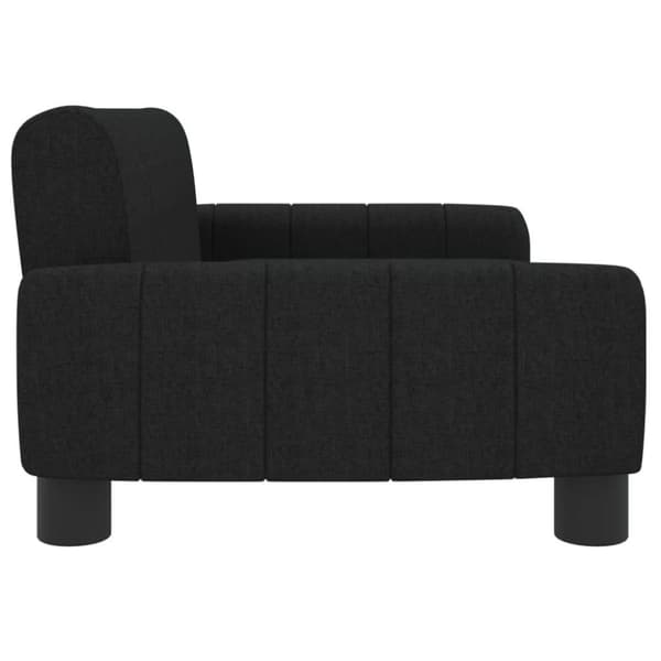 vidaXL hundeseng 70x45x30 cm stof sort