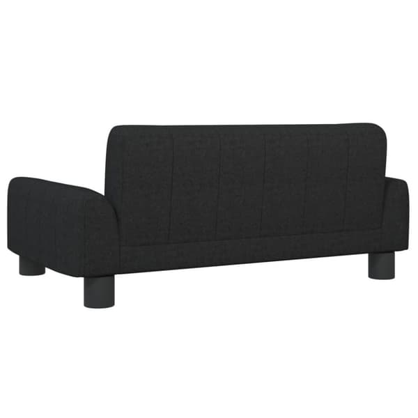 vidaXL hundeseng 70x45x30 cm stof sort