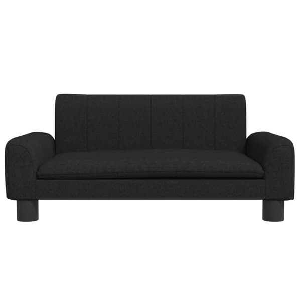 vidaXL hundeseng 70x45x30 cm stof sort