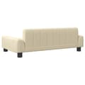 Miniatyrbillede 6 af 8: vidaXL hundeseng 90x53x30 cm stof cremefarvet