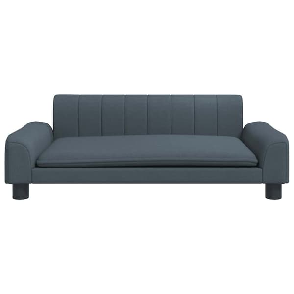 vidaXL Hundbädd mörkgrå 90x53x30 cm tyg