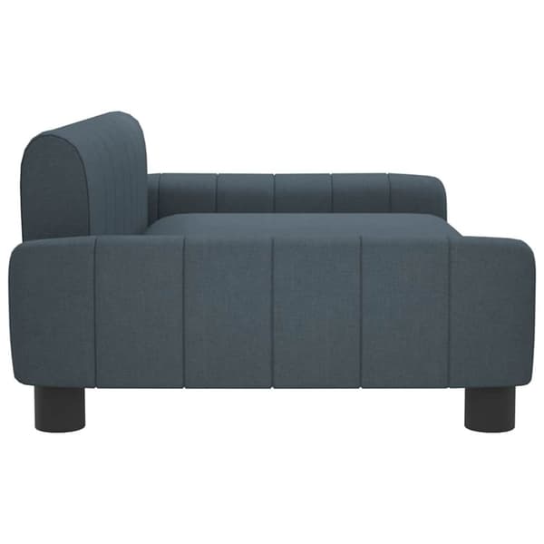 vidaXL Hundbädd mörkgrå 90x53x30 cm tyg