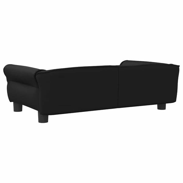vidaXL Hundbädd svart 95x55x30 cm konstläder