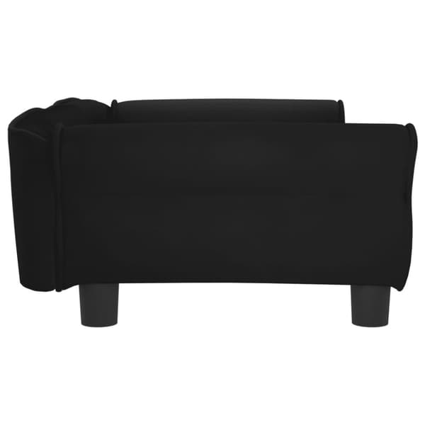 vidaXL hundeseng 95x55x30 cm velour sort
