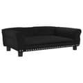 Miniatyrbillede 1 af 7: vidaXL hundeseng 95x55x30 cm velour sort