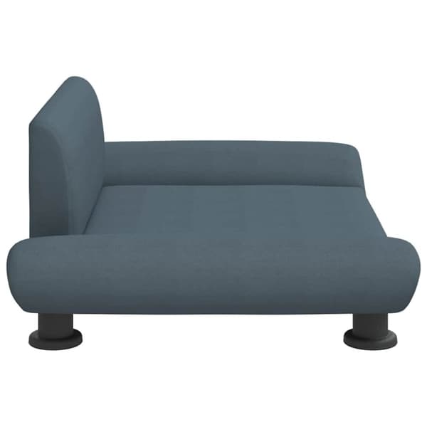 vidaXL hundeseng 70x45x28 cm stof mørkegrå