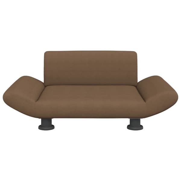 vidaXL hundeseng 70x45x28 cm stof brun