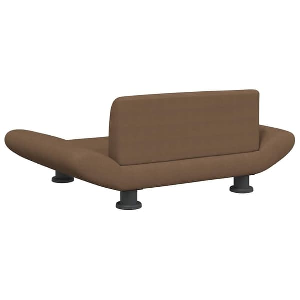 vidaXL hundeseng 70x45x28 cm stof brun