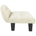 Miniatyrbillede 5 af 8: vidaXL hundeseng 70x52x30 cm velour cremefarvet