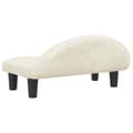 Miniatyrbillede 6 af 8: vidaXL hundeseng 70x52x30 cm velour cremefarvet