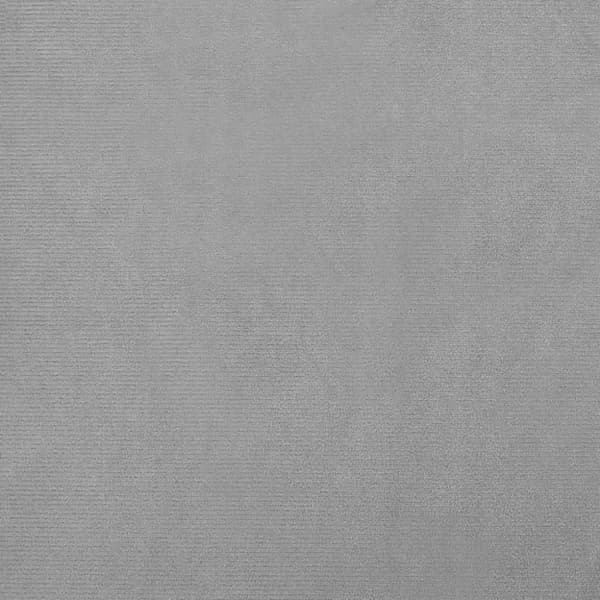 vidaXL hundeseng 90x53x30 cm velour lysegrå