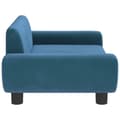 Miniatyrbillede 3 af 7: vidaXL hundeseng 70x45x33 cm velour blå
