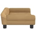 Miniatyrbillede 3 af 7: vidaXL hundeseng 70x48x22 cm velour brun