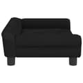 Miniatyrbillede 3 af 7: vidaXL hundeseng 70x48x22 cm velour sort