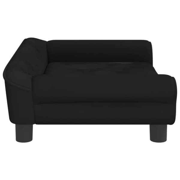 vidaXL hundeseng 70x48x22 cm velour sort