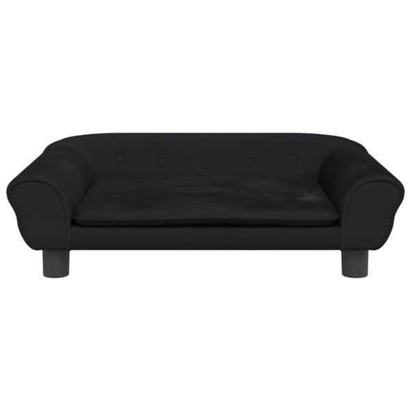 vidaXL hundeseng 70x48x22 cm velour sort