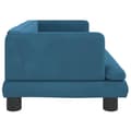 Miniatyrbillede 3 af 7: vidaXL hundeseng 80x45x30 cm velour blå