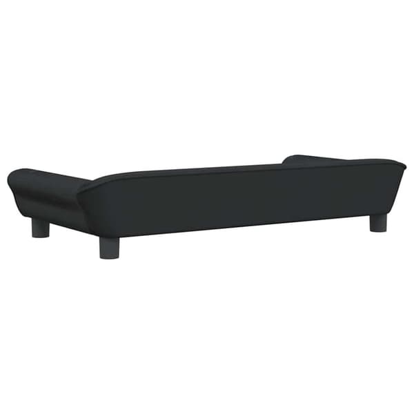 vidaXL Hundbädd svart 100x50x21 cm sammet