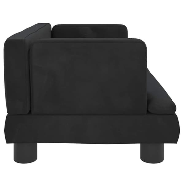 vidaXL hundeseng 60x40x30 cm velour sort