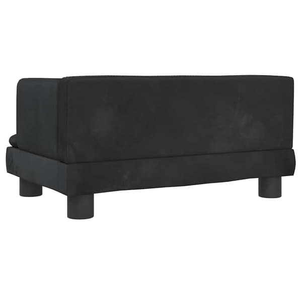 vidaXL hundeseng 60x40x30 cm velour sort