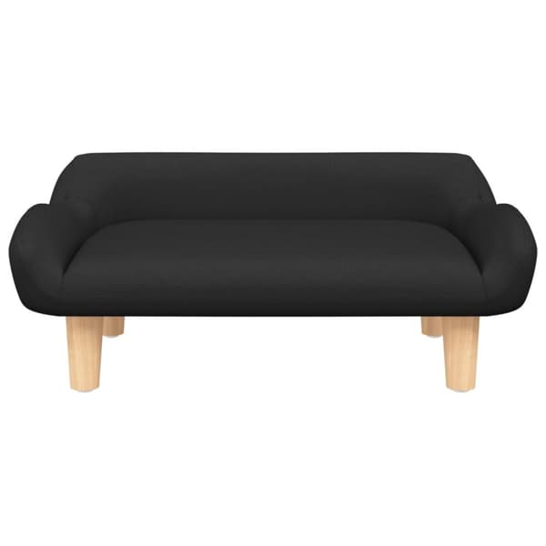 vidaXL Hundbädd svart 70x40x24 cm tyg