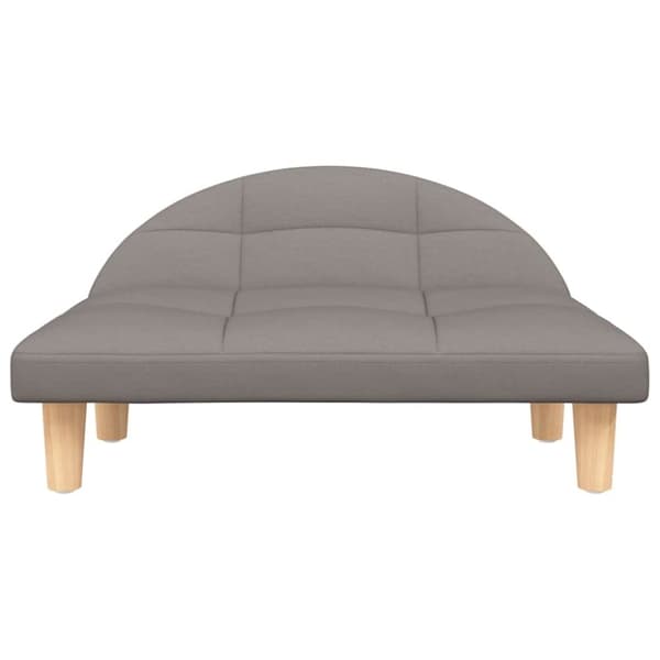 vidaXL Hundbädd taupe 70x52x30 cm tyg