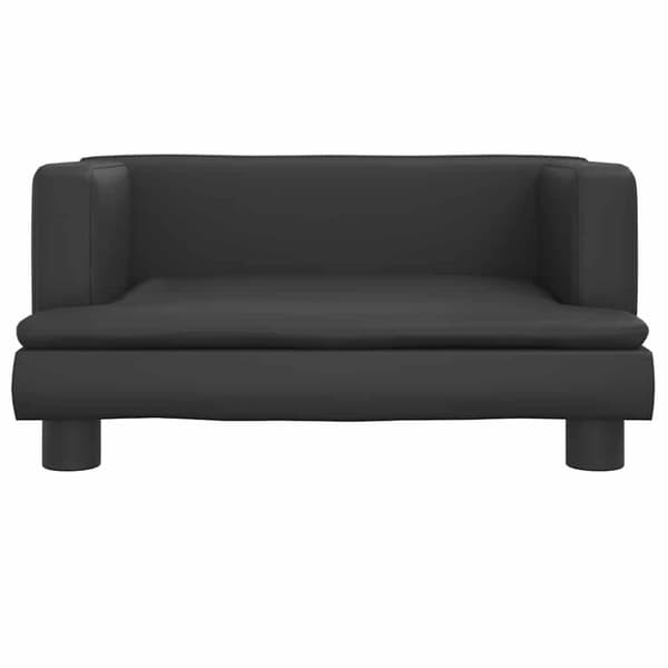 vidaXL Hundbädd svart 60x40x30 cm konstläder