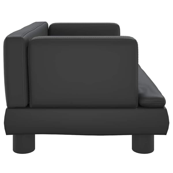 vidaXL Hundbädd svart 60x40x30 cm konstläder