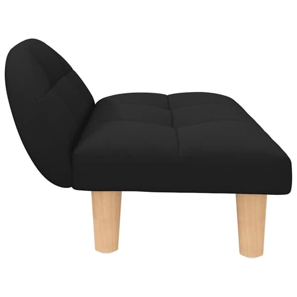 vidaXL Hundbädd svart 70x52x30 cm tyg