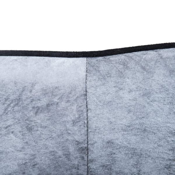 Rootz Luxury Hundesofa - Grå - Firwood, Plys - 27,17 cm x 19,29 cm x 14,96 cm