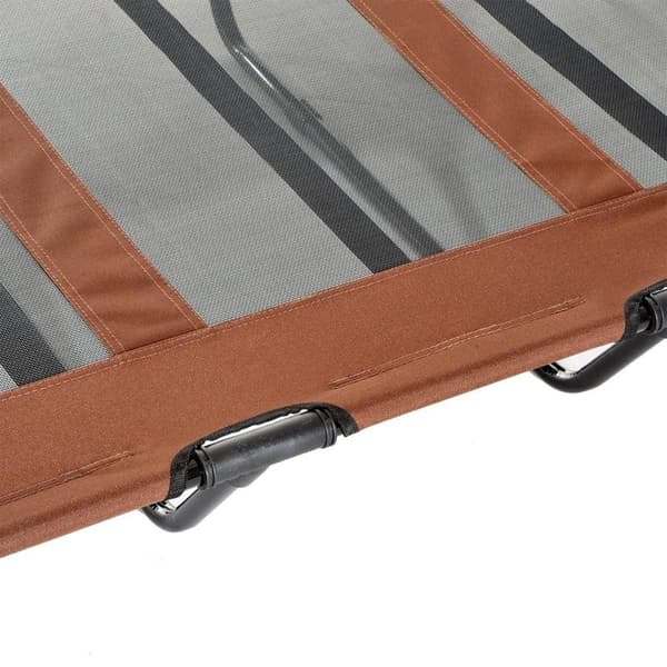 Rootz Dog Bed - Dog Lounger - Cat Bed - Pet Bed - Outdoor Dog Lounger - Outdoor Dog Bed - Brown - 122 X 92 X 23cm