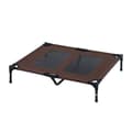 Pikkukuva 4 / 11: Rootz Dog Bed - Sofa Pet Bed - Cat Bed - Outdoor Dog Sleeping Place - Pet Bed - Brown/black - 91.5lx76.2wx18h Cm