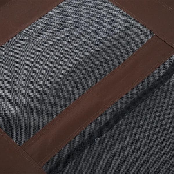 Rootz Dog Bed - Sofa Pet Bed - Cat Bed - Outdoor Dog Sleeping Place - Pet Bed - Brown/black - 91.5lx76.2wx18h Cm
