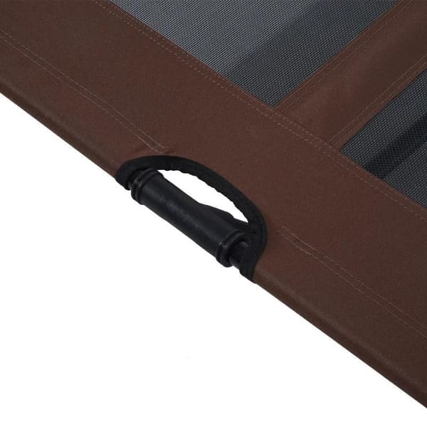 Rootz Dog Bed - Sofa Pet Bed - Cat Bed - Outdoor Dog Sleeping Place - Pet Bed - Brown/black - 91.5lx76.2wx18h Cm