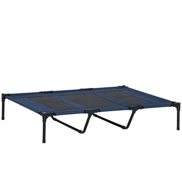 Rootz Hundeseng - Hundeseng - Katteseng - Dyreseng - Soveplads - Blå/sort - 122cm x 92cm x 23cm