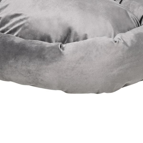 Rootz-koiransänky - Ylellinen koiransänky - Koiran tyyny - Koiran patja - Lemmikkien sänky - Irrotettava - Pestävä - Tummanharmaa - 81,5 cm x 58 cm x