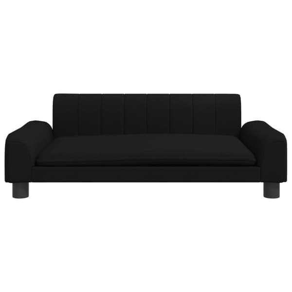 vidaXL hundeseng 90x53x30 cm stof sort