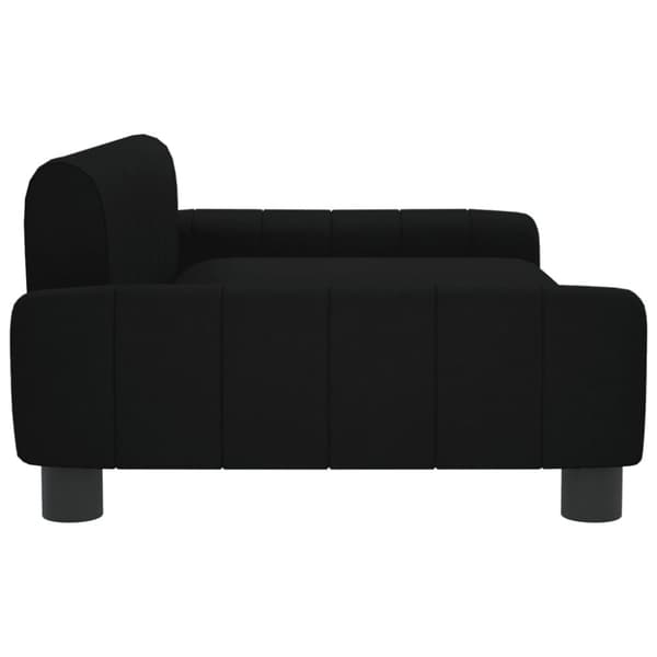vidaXL hundeseng 90x53x30 cm stof sort