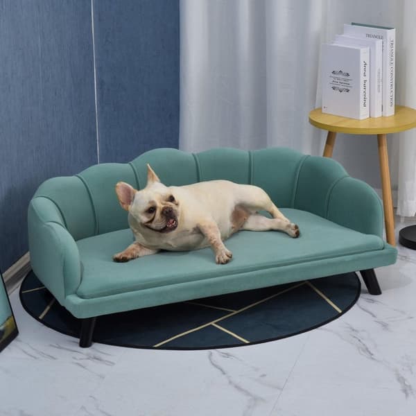 Rootz Dog Sohva Selkänojalla - Vihreä - Vaahtomuovi - 38,77 cm x 23,81 cm x 13,97 cm
