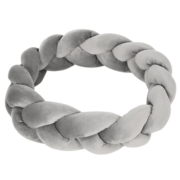 Rootz Djursäng med Dyna - Kattsäng - Hundkorg - Tvättbar - Grå - 55cm x 55cm x 14cm