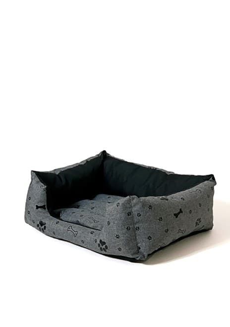 GO GIFT Hundsäng L - grafit - 65x45x15 cm