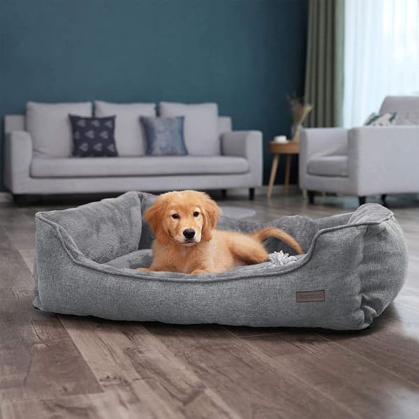 Rootz Dog Bed - Koiran sänky pestävällä päällyksellä - Liukumaton - Ihanan mukava - Eläinystävälliset materiaalit - Nukkumapaikka - Koirasohva - Oxfor