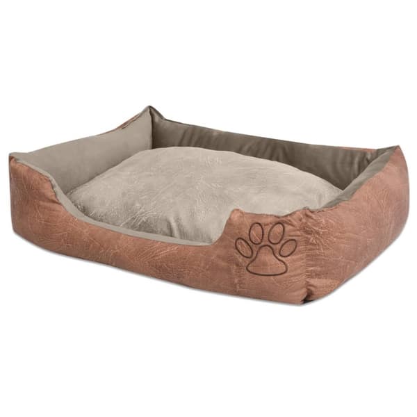 Koiran sänky tyynyllä, koko XL, beige